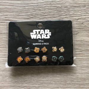 Star Wars Disney Ewok earring set 6 pack Comic Con